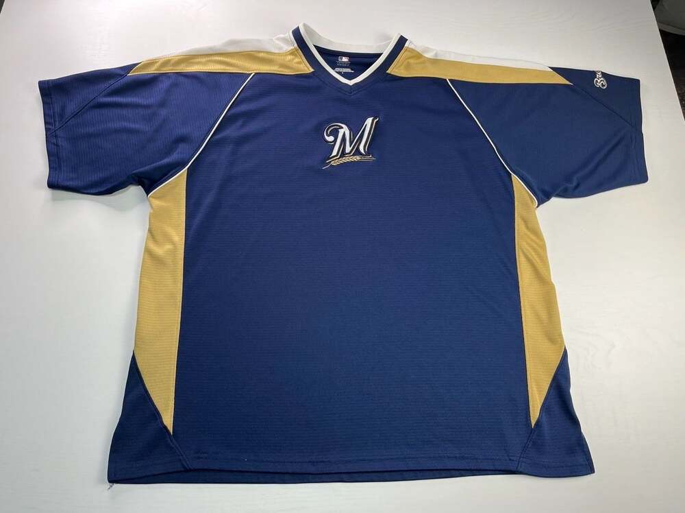Milwaukee Brewers MLB Genuine Merchandise Performance T-Shirt Size Large